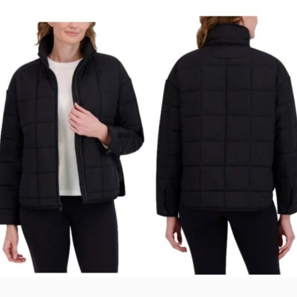 Roxy Women's Quilted Black Puffer Jacket